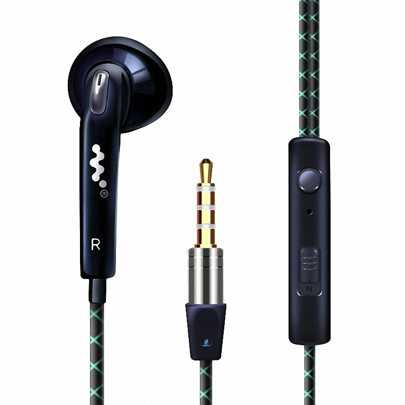 Проводная стерео Наушники В Ухо Headphset с Громкой Микрофоном Для Mp3-плеер Samsung Iphone