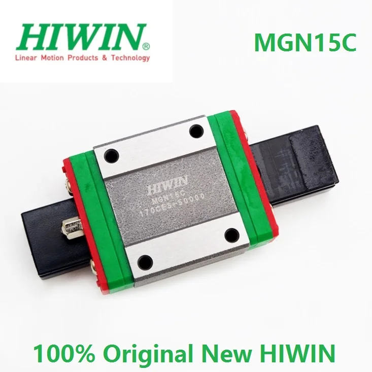 Оригинальная линейная направляющая HIWIN MGNR15 L 200 мм 300 400 500 600 + 2 блока MGN15C для