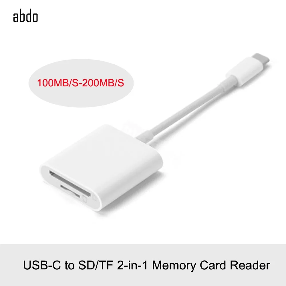 

USB-C/Type-C to SD/TF Memory USB3.0 Card Reader Date Cable Adapter For iPad Pro / Digital Camera / Xiaomi Notebook / OTG Phone