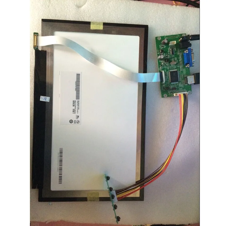 Для NV140FHM-N4B lcd DIY 30Pin комплект платы контроллера VGA EDP HDMI монитор драйвер экрана дисплея 1920 × 1080 светодиодный EDP 14"