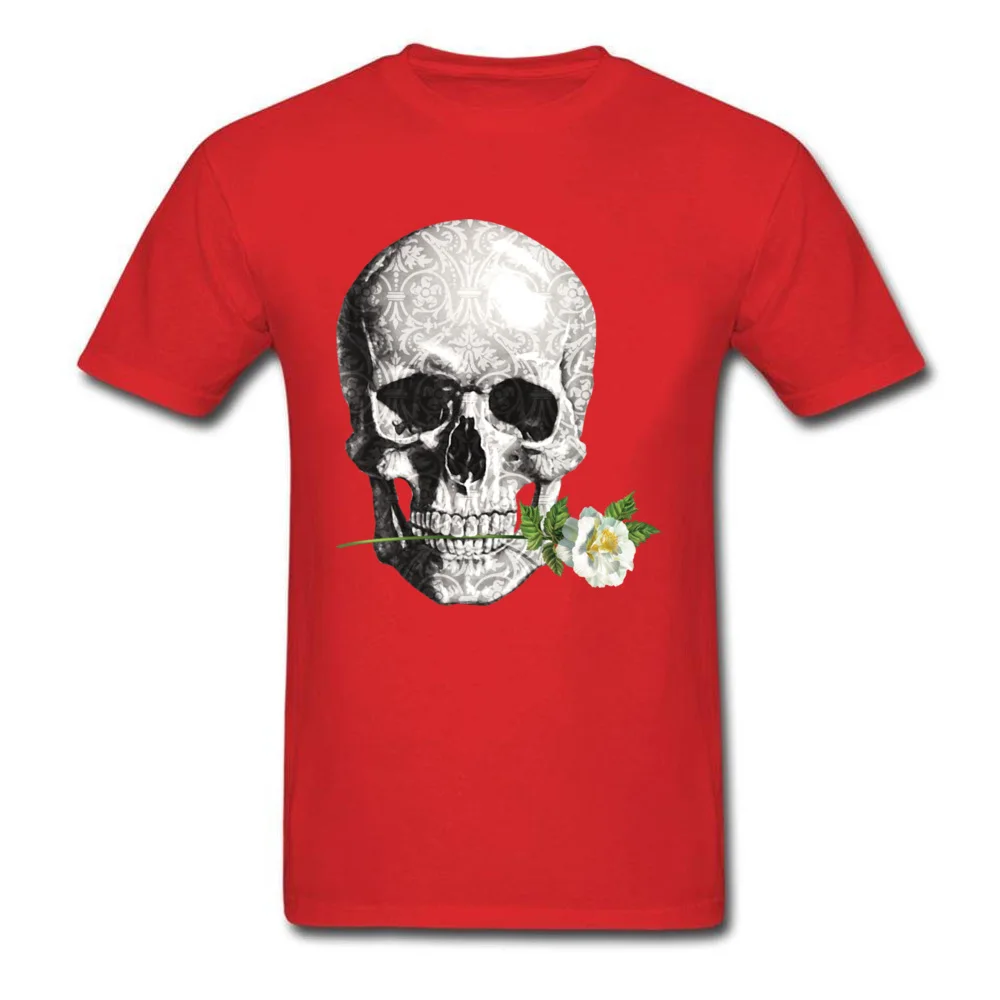 Skull Rose Tattoo_red