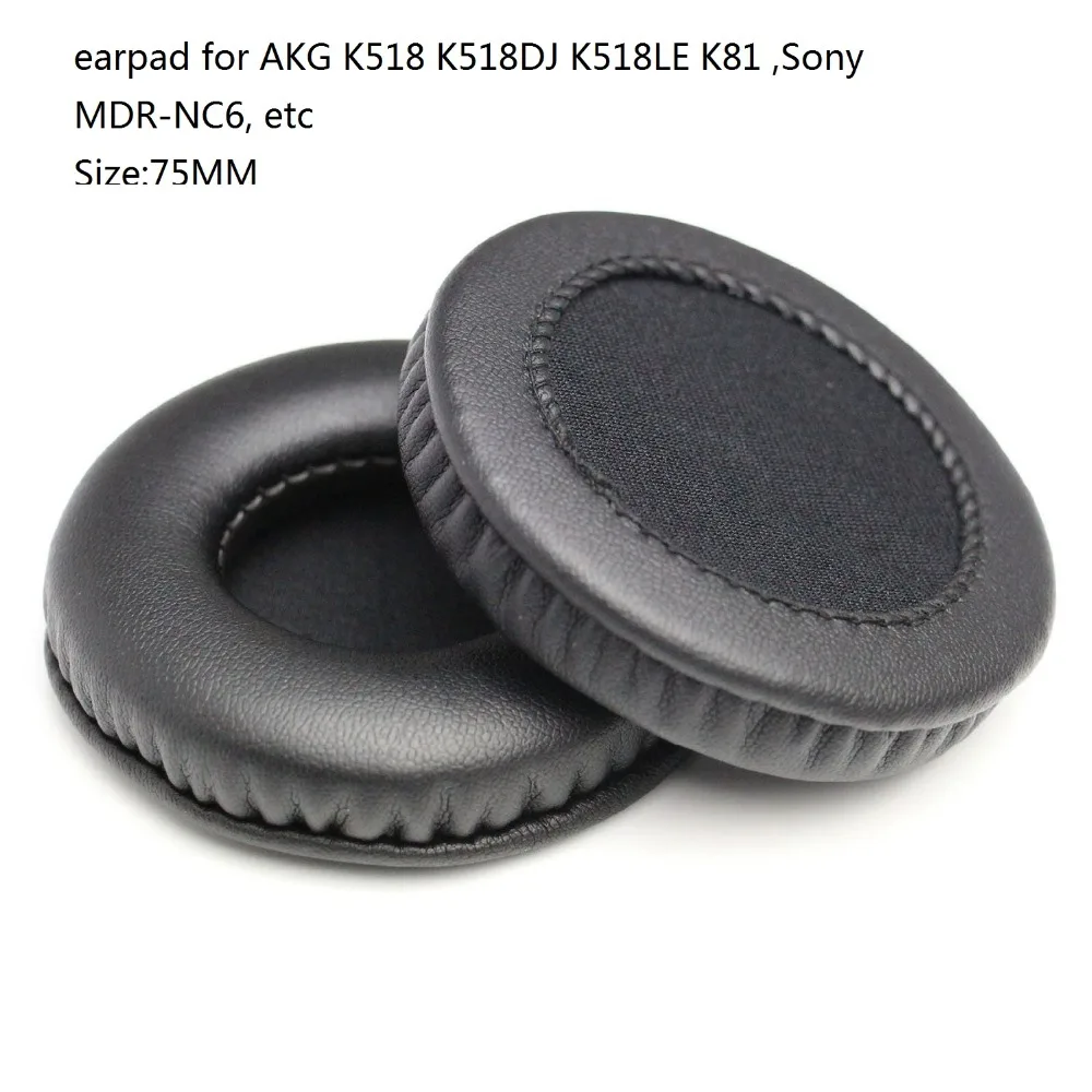 

1pair. 75MM earpad. sj33 SJ55 K518DJ K518LE K81 NC6 earpad. free ship