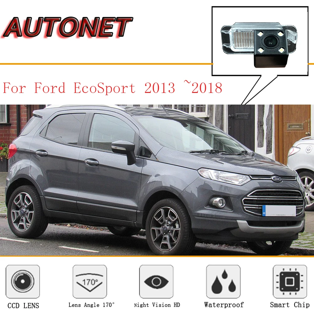 

AUTOMET Rear View Camera for Ford EcoSport ECO 2013 ~2019/CCD/Night Vision/Reverse Camera/Backup camera license plate Camera