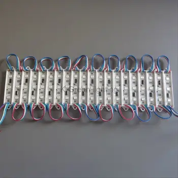

500X WS2811 full color led pixel module light DC12V input 20pcs/string waterproof IP67 express free shipping