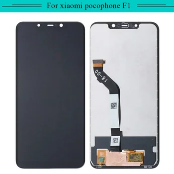 

1pc For Xiaomi Pocophone F1 Poco F1 Full LCD Display with touch Screen Assembly Replacement Free Shipping