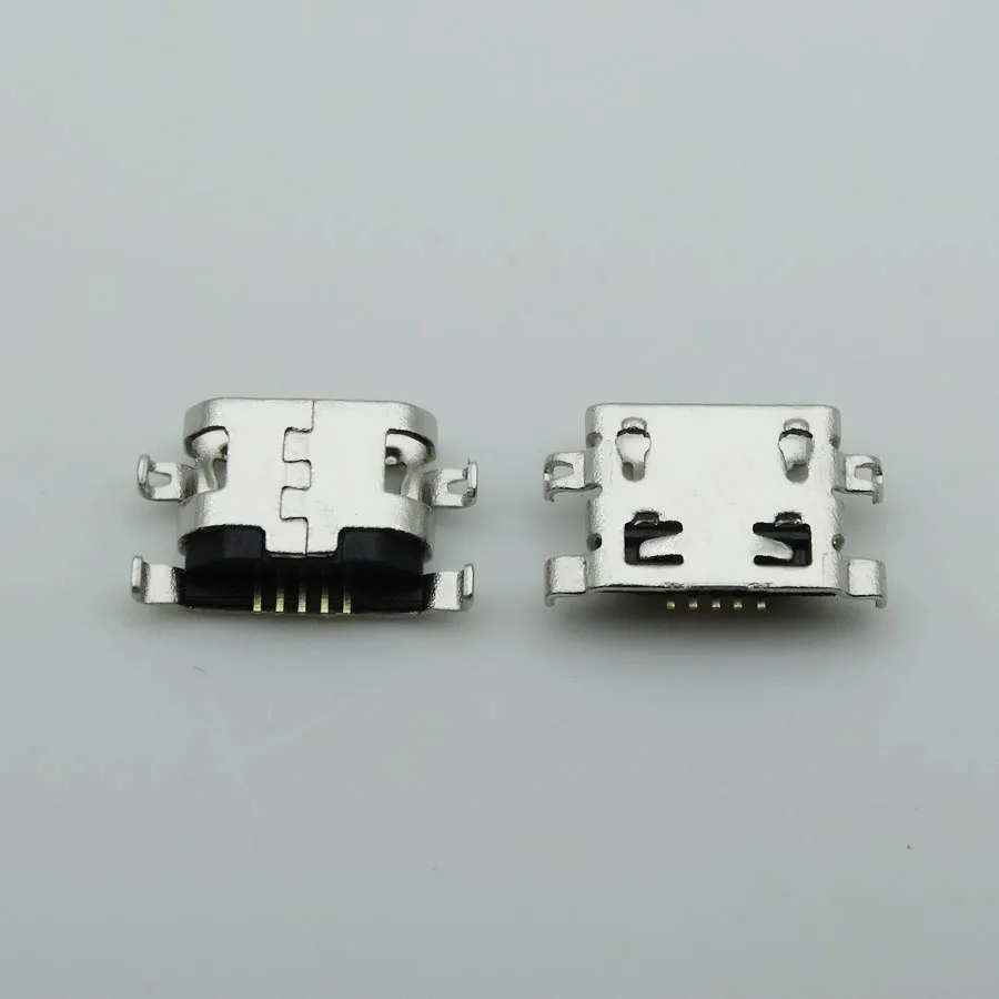 

100pcs Micro USB connector jack socket mini Charging Port DC replacement 5pin for Lenovo A2010 ComputerTablet PC Mobile phone