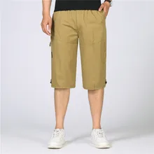 Большие размеры 6XL 5XL 4XL новые летние мужские шорты мульти карман молния мотня повседневные свободные по колено модные карго-шорты мужские