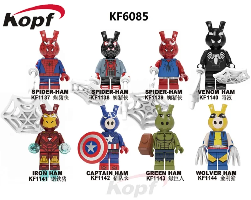 Set Sale Thriller Adventure Game Action Building Blocks Dolls Five Nights at Freddy's Freddy Bunny Figure For Kids Toys KF6071 - Цвет: KF6085 Without Box