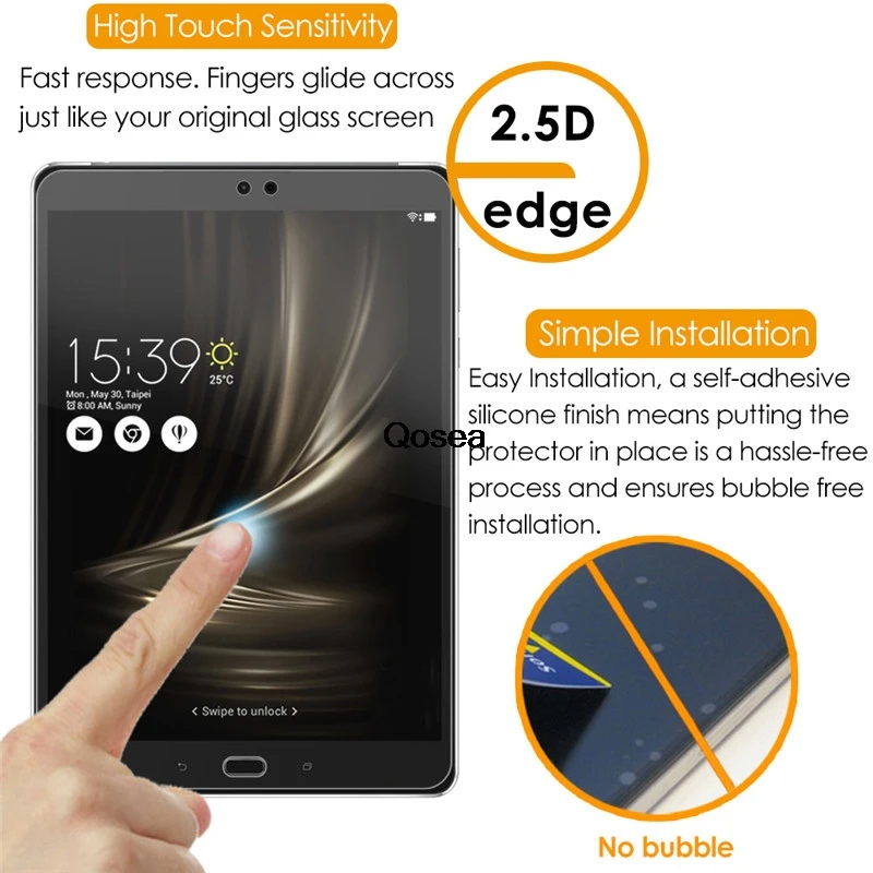 imágenes para Qosea Para Asus Zenpad 3 S 10 Z500M Protector de Pantalla de Cristal 9 H Claro Resistente A Los Arañazos Templado Zenpad 3 S 10 Z500M Protector película imágenes para Qosea Para Asus Zenpad 3 S 10 Z500M Protector de Pantalla de Cristal 9 H Claro Resistente A Los Arañazos Templado Zenpad 3 S 10 Z500M Protector película