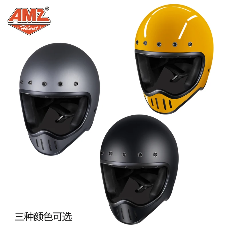AMZ Moto rcycle шлем из стекловолокна cross casco moto rbike полное лицо cascos para DOT сертификация для