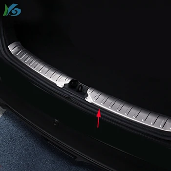 

1PCS Stainless Steel Inner Rear Bumper Protector Guard Plate Cover Trim For Nissan Kicks 2016 2017 2018 2019 Car Accessories