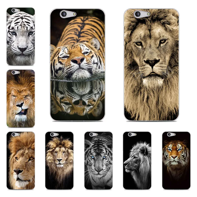 zte blade A512 Z10 Case Silicon Tigers lions Painting Soft TPU Back Cover for BA512 Protect Phone cases shell |