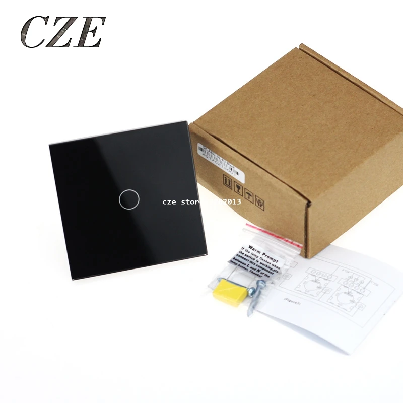 

UK Standard 1 Gang 1 Way Touch Switch Wall Light Controler Smart Home Automation