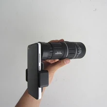 1 шт. HD Ночное видение универсальный 16X52 один телефон телескопа объектив для Samsung Galaxy S6 S7 край телефона Камера+ cilp Прямая