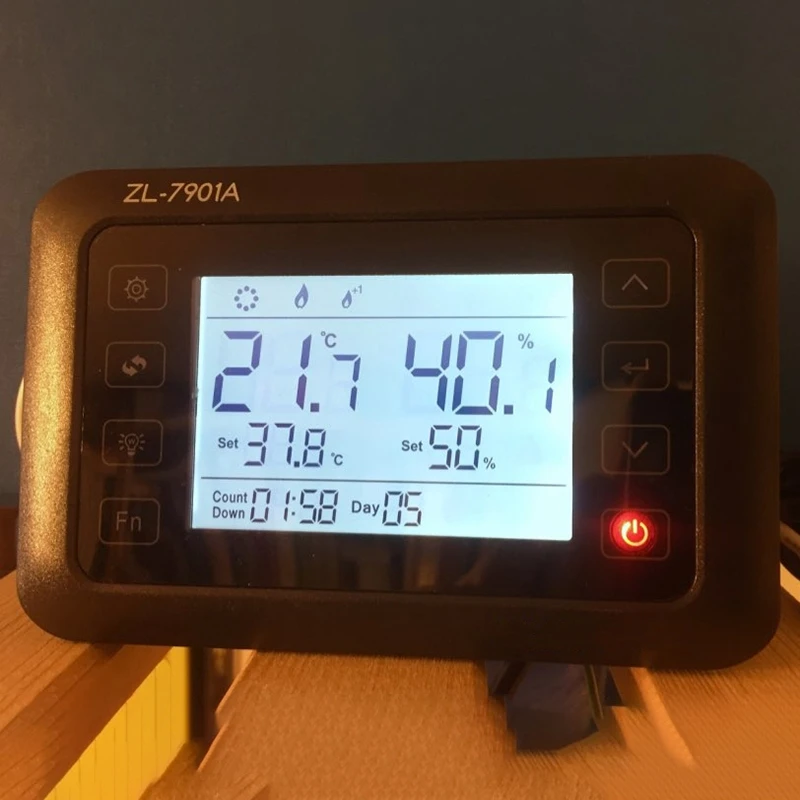 Zl-7901A, 100-240Vac, Pid, многофункциональный автоматический инкубатор, контроллер инкубатора, температура влажности для инкубатора