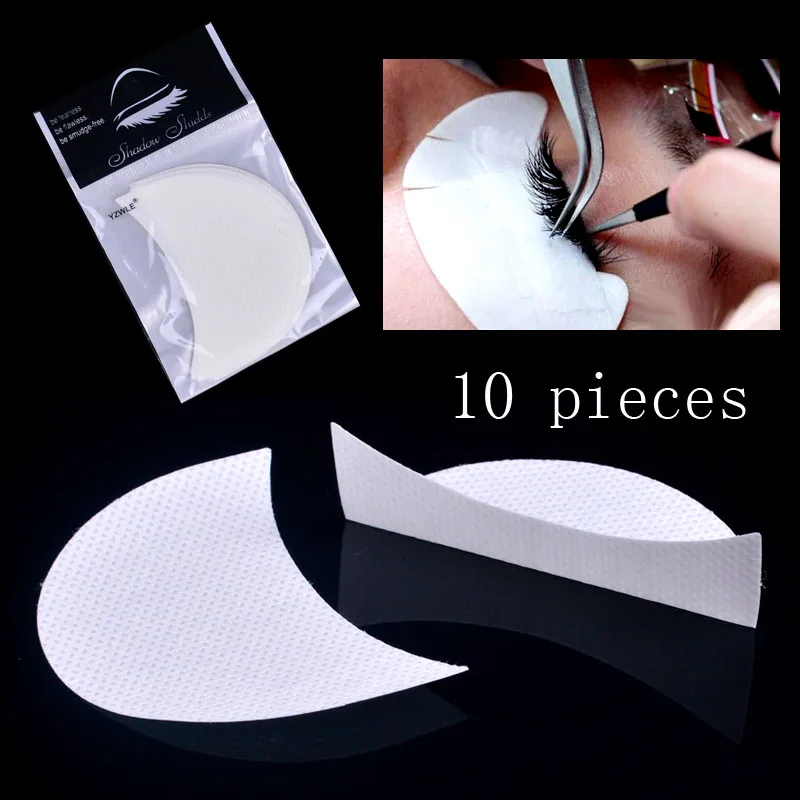 10pcs Disposable Eye Pads Lash Paper Patches Colorful Eyelash Extension