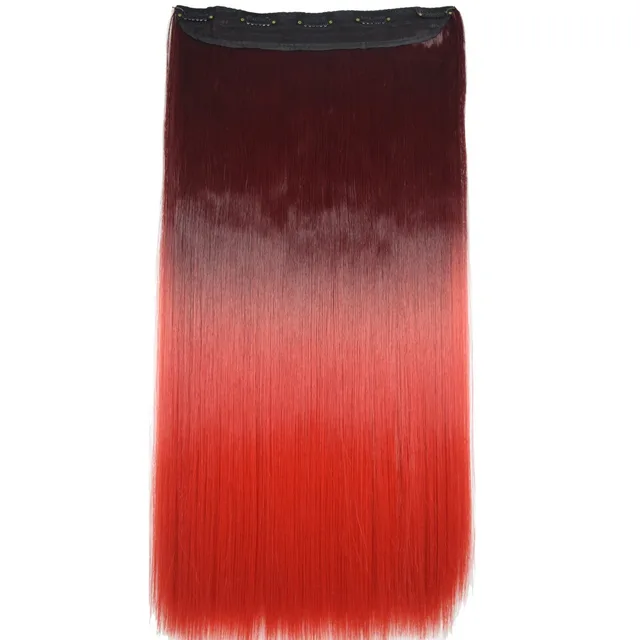 Best Offers TOPREETY Heat Resistant Synthetic Hair 24" 60cm 120gr Silky Straight 5 Clips on clip in Hair Extensions Ombre Colors Best Offers TOPREETY Heat Resistant Synthetic Hair 24" 60cm 120gr Silky Straight 5 Clips on clip in Hair Extensions Ombre Colors