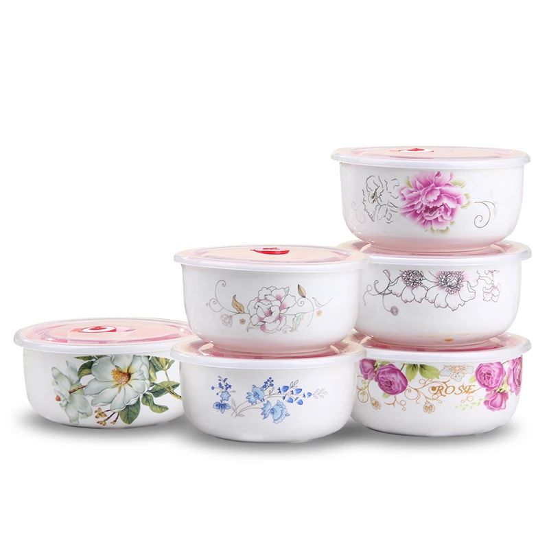 Bone China микроволновая миска для духовки студентов чаша лапши быстрого приготовления 750 мл герметичный Ланч-бокс