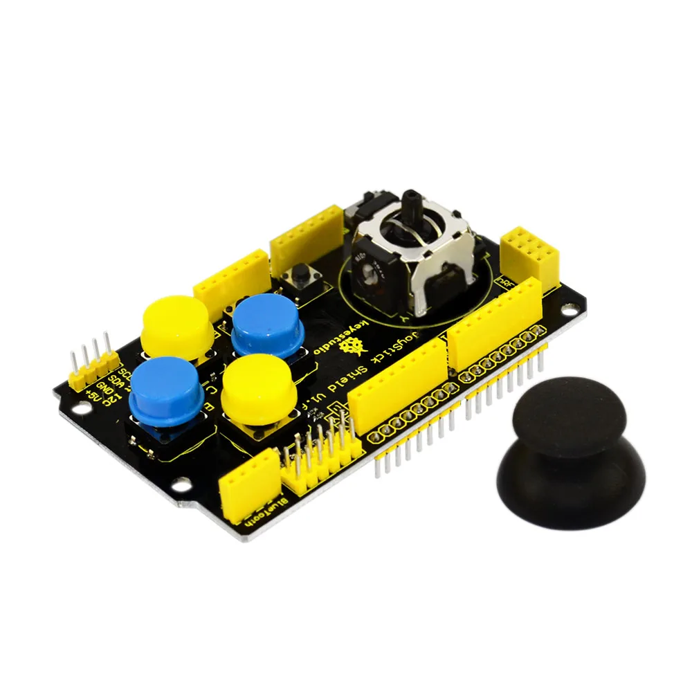 Free shipping ! Keyestudio JoyStick Shield PS2 for Arduino nRF24L01 Nk 5110 LCD I2C