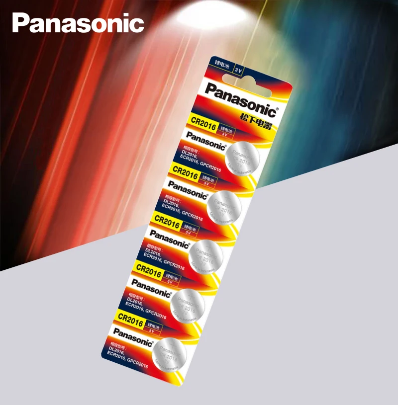 35 шт./лот Panasonic Одежда высшего качества литий Батарея 3V cr2016 Кнопка аккумуляторные часы Миниатюрный элемент питания cr DL2016 ECR2016