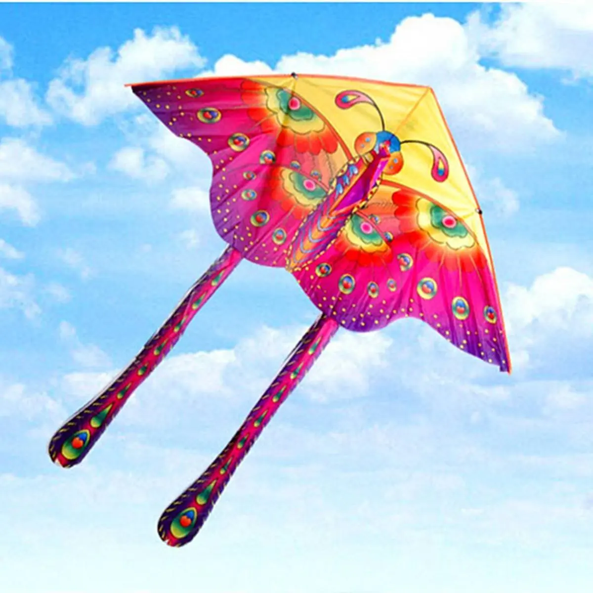 WOTT Best Sale Butterfly Kite Long Tail for Outdoor Sports for child