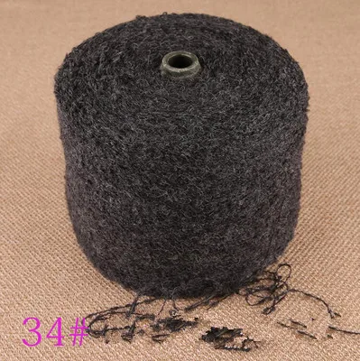

0.5KG/roll Autumn Winter Woolen Italy Fashionable Alpaca line knitting Velvet line 81%ALPACA 19%NYLON Rods Number 10-12 #