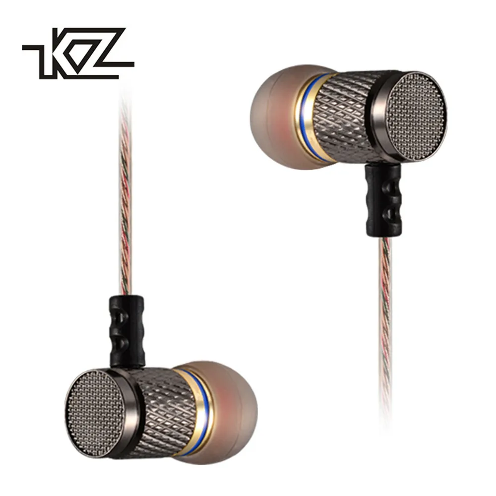 Goedkoop Originele KZ ED KZ ED2 In Ear Oortelefoon Metal Heavy Super Bass Geluid Oordopjes Met Microfoon voor Telefoon iphone
