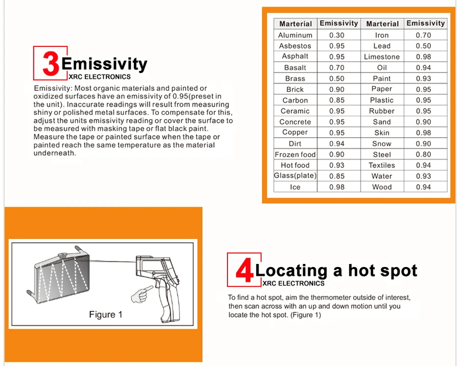 Infrared thermometer GM300E GM550E detail description (9)