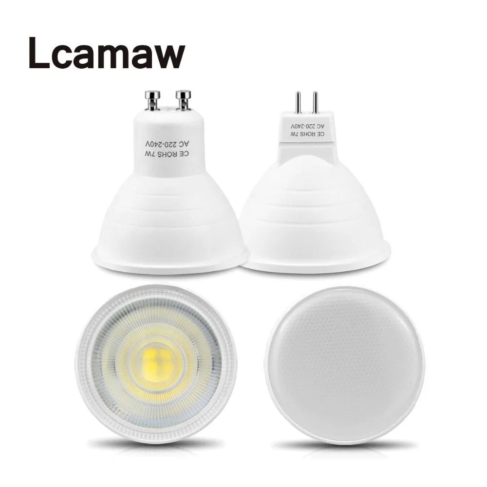 Novedades GU10 Светодиодный светильник для гостиной MR16 7 Вт 2835 SMD 220 240 в перем.