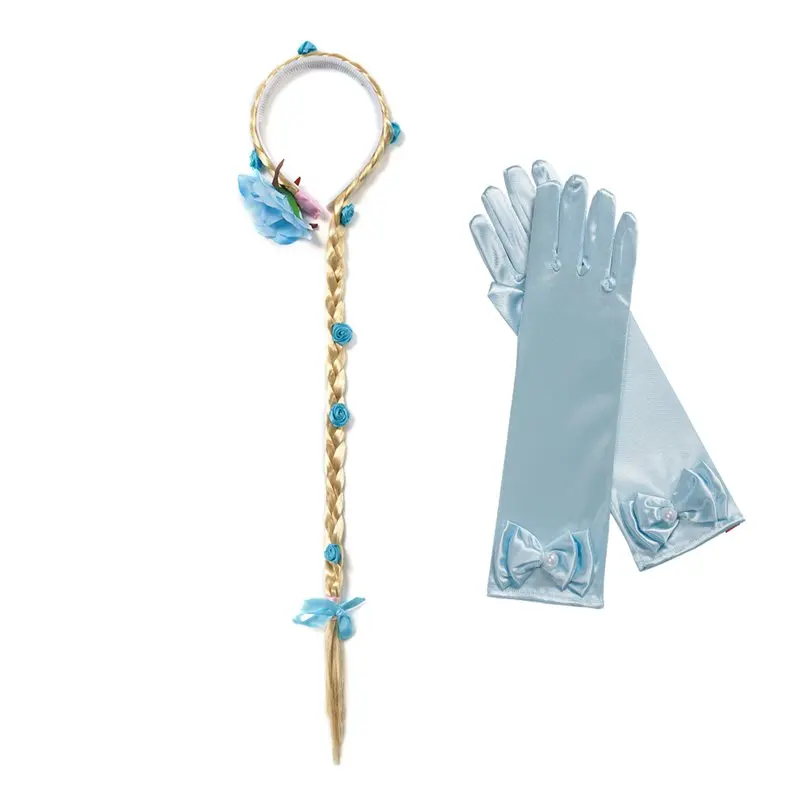 Accessory Set3 Детский роскошный костюм принцессы Золушки; летнее праздничное платье для девочек; платье для костюмированной вечеринки на Хэллоуин; карнавальное детское платье Золушки; платье для макияжа - Цвет: Accessory Set3
