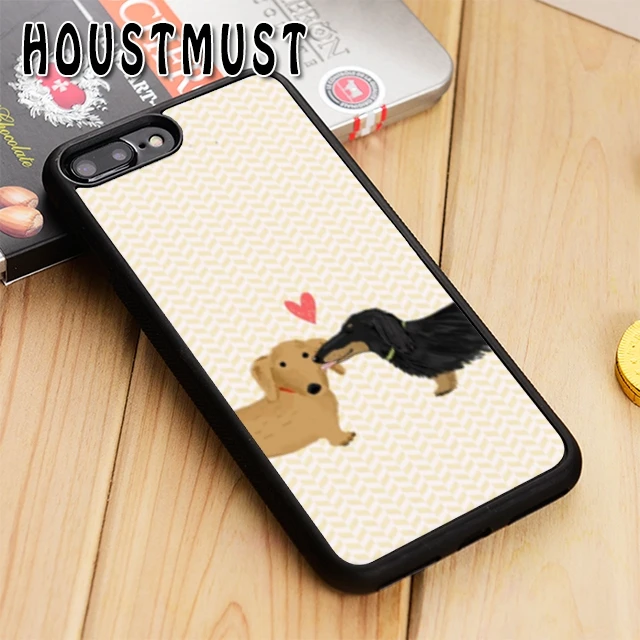 HOUSTMUST skin Dachshund Sausage Dog Case cover For iPhone 5 5S SE 6 6S 7 8 X XR XS max Samsung galaxy S5 S6 S7 edge S8 S9 Plus |