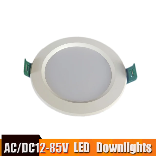 Led Panel Light Led Ceiling Downlight 12v 24v 36v 48v Recessed Round Lamp 18w 15w 12w 9w Led Lights For Home Kitchen Spot Light