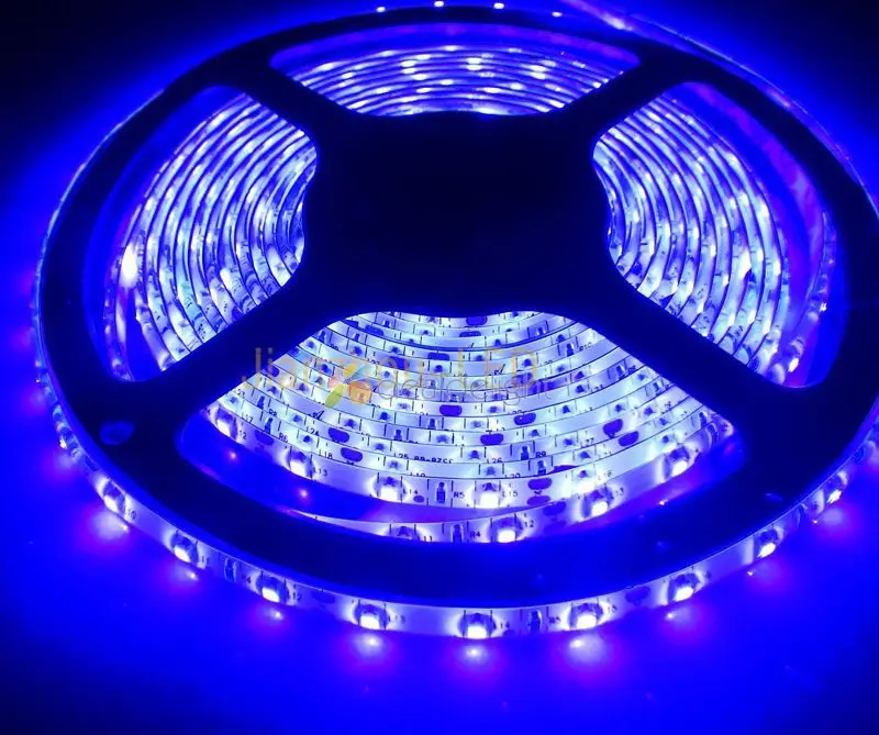 2835 3528 SMD 300 Led s ультрафиолетовая УФ лента 395 405nm фиолетовая Светодиодная постоянный