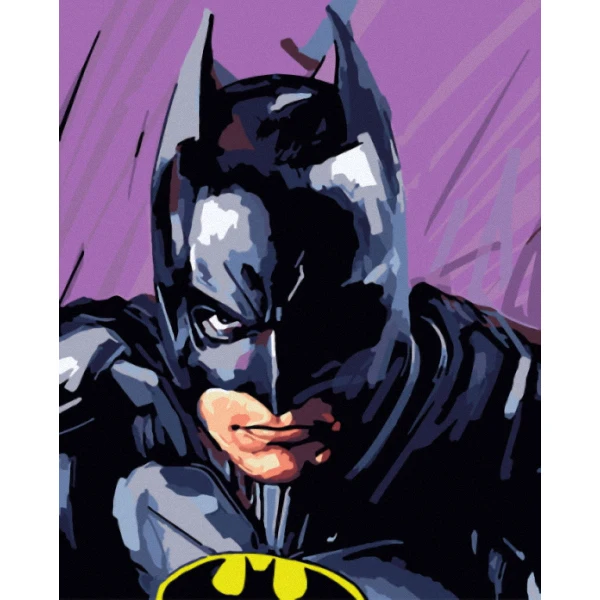 Настенная живопись Мстители-Бэтмен Безрамные Картины живопись по номерам DIY Цифровая живопись маслом на холсте украшение дома