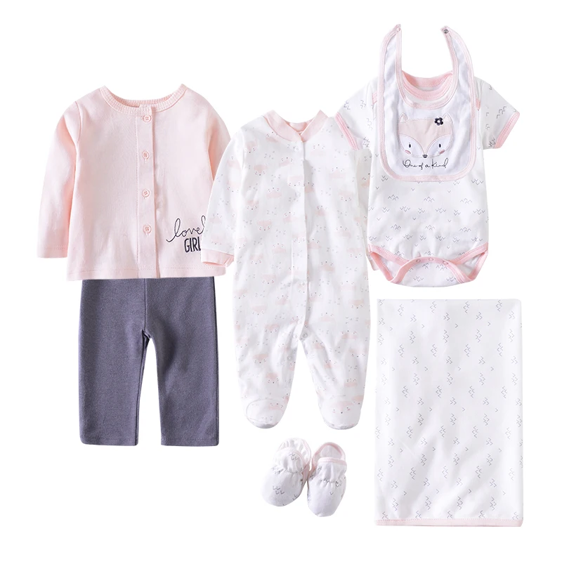 7 piece baby clothes set