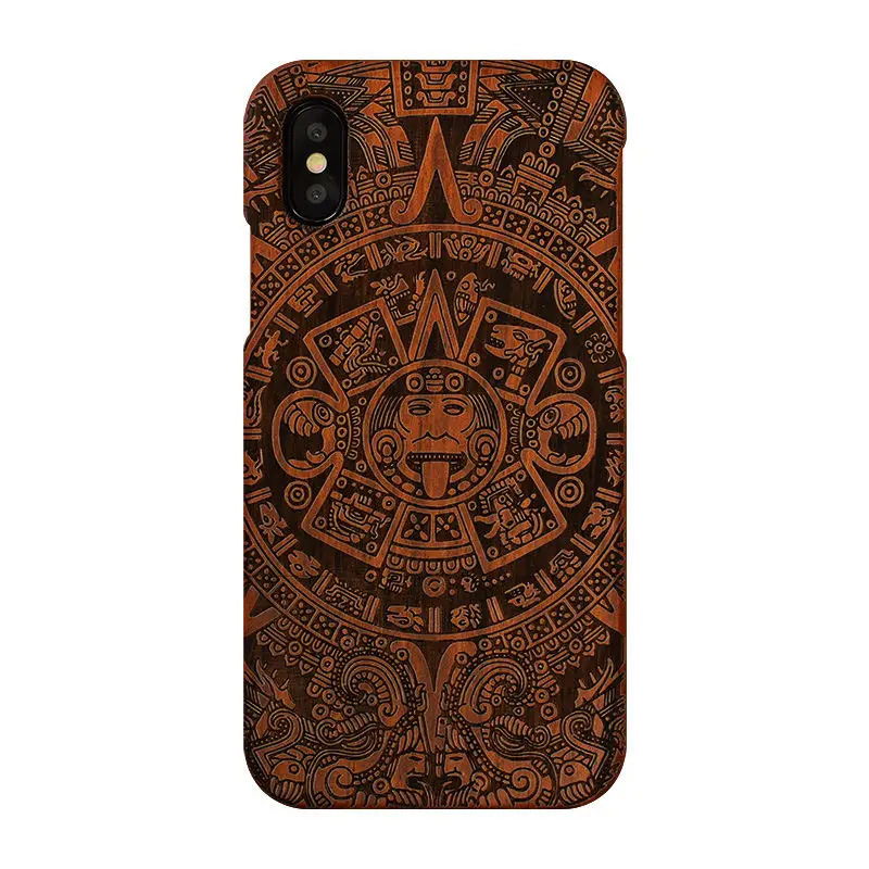 Чехол для телефона из натурального дерева и бамбука для iPhone XS Max XR X 8 7 7Plus 6 6 6s plus 5 5S se чехол деревянный противоударный защитный чехол - Цвет: color 1