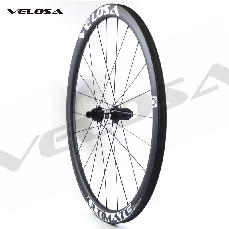 Excellent Velosa CX30-ULT cyclocross/gravel 700C carbon wheel,DT swiss centerlock  disc brake hubs,30mm rim tubeless ready,tubular 8