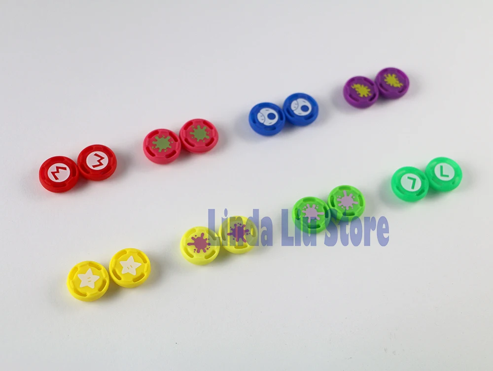 

200pcs/lot=100pairs 3D Analog Joystick Cap Silicone Cover Case for ps4 ps3 for xbox 360 For Switch Pro Controller Button Grips