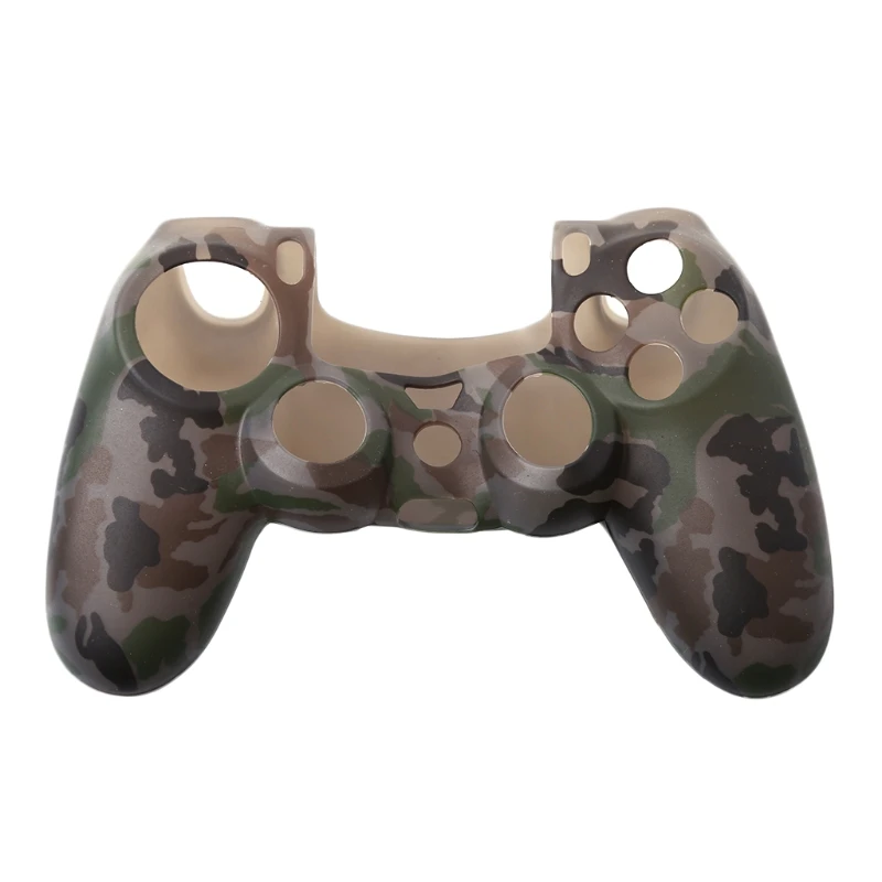 1pc New Camouflage Soft Silicone Sleeve Cover Case For Playstation 4