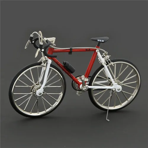 Новая металлическая модель велосипеда 1:10 модель дорожного велосипеда - Цвет: Синий