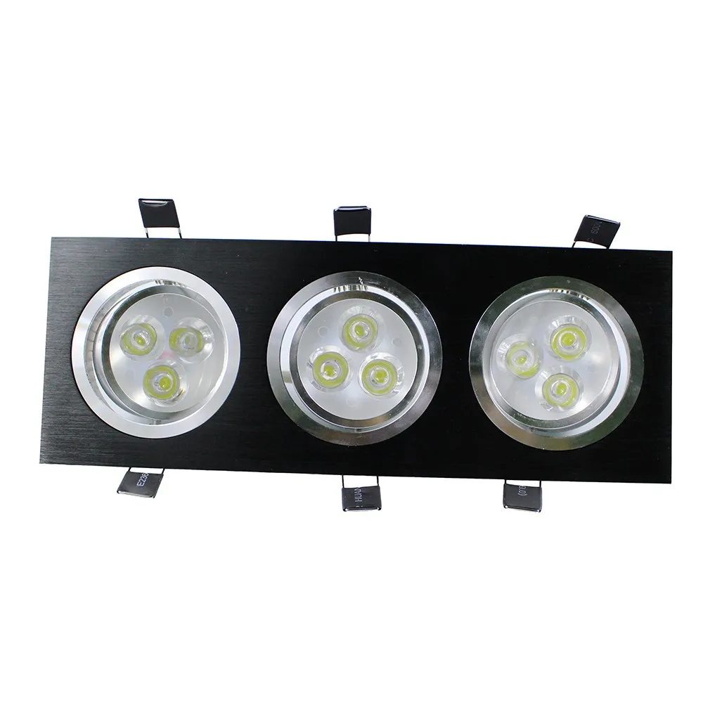 9 Вт светодиодные светильники AC85-265V 900lm водить пятна энергосберегающие встраиваемые потолочный светильник светодиодный потолочный светильник