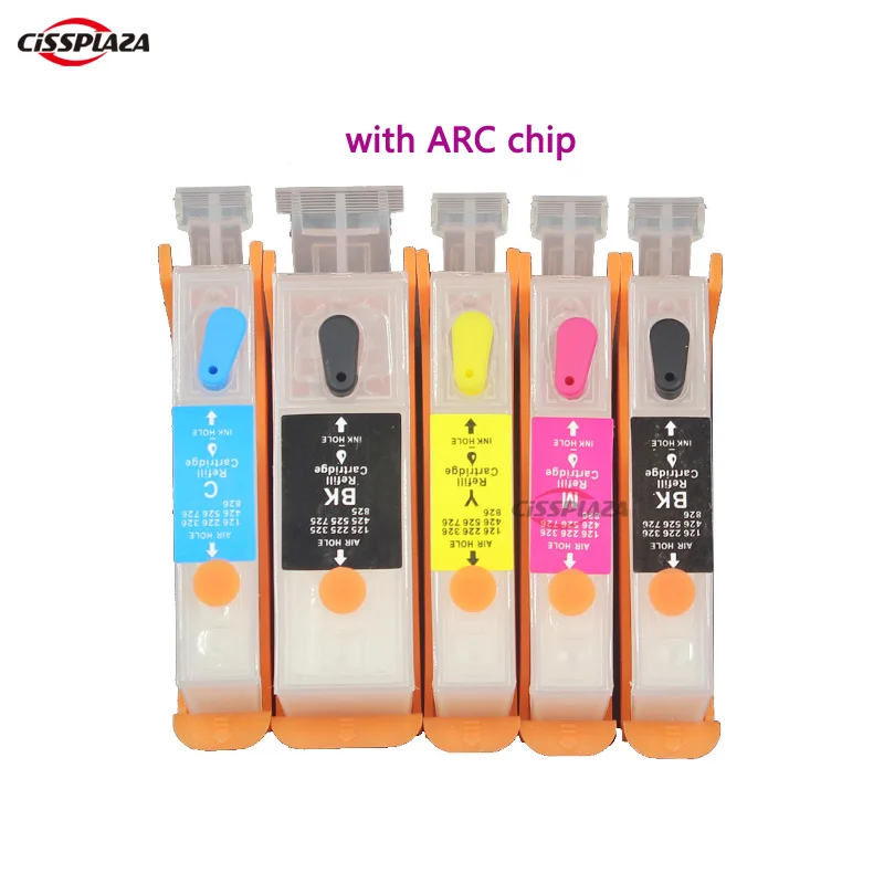 CISSPLAZA PGI425 Refillable ink Cartridge compatible for Canon IP4840 IP4940 IX6540 MG5140