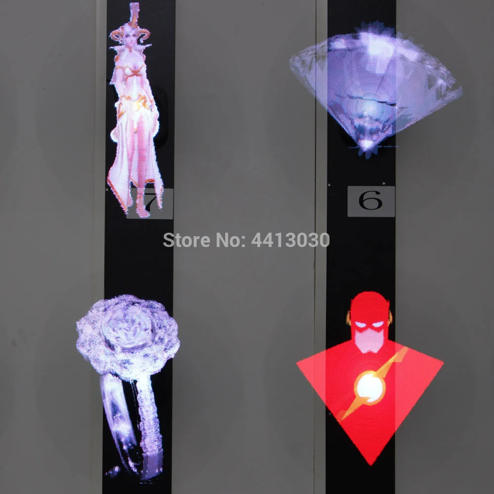 3d hologram logo projector Advertising led holographic display fan 3d hologram logo projector Advertising led holographic display fan
