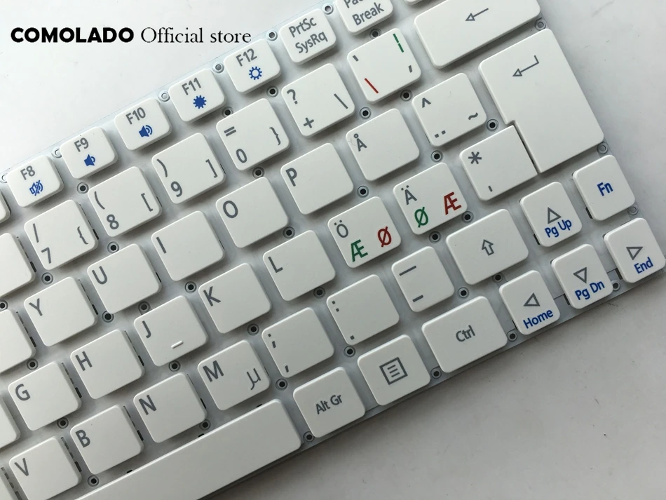 ND Nordic keyboard For Acer Iconia W510 W510P W511 W511P white without frame Keyboard ND Layout (2)