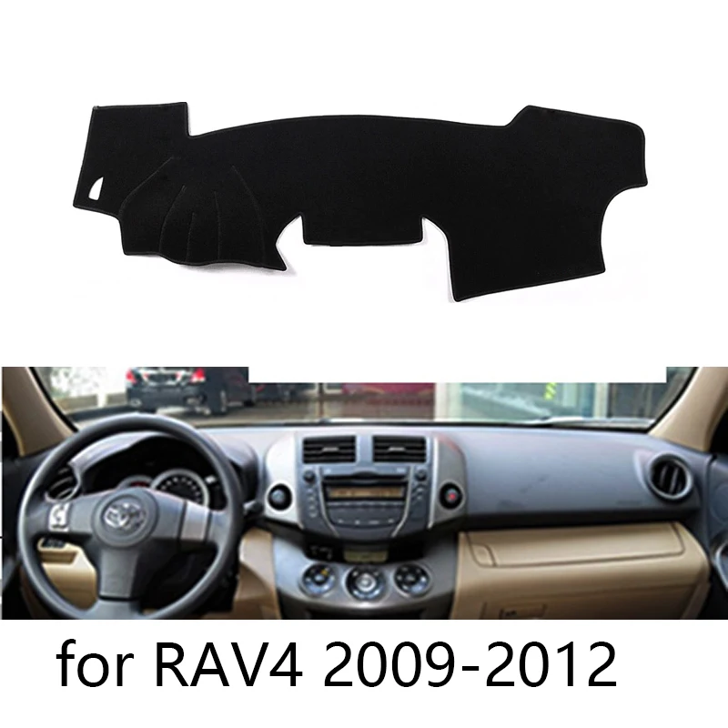 Для Toyota RAV4 RAV 4 2009 2010 2011 2012 правый левый руль приборной панели автомобиля чехлы коврик тенты подушка коврик ковры аксессуары