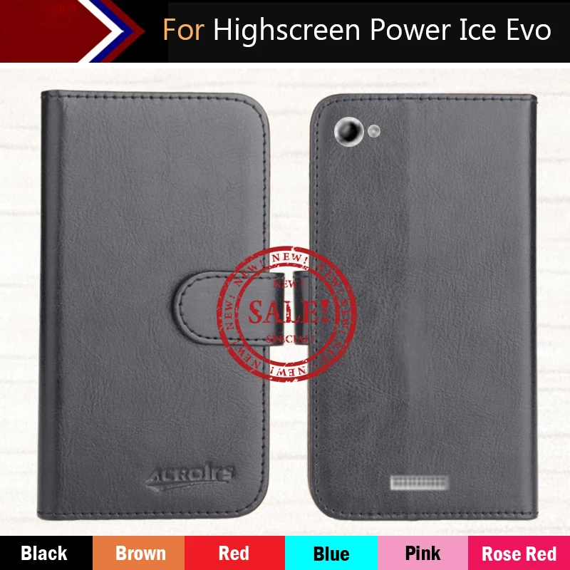 

Factory Direct! Highscreen Power Ice Evo 5" Case 6 Colors Dedicated Leather Exclusive 100% Special Phone Cover Cases+Tracking