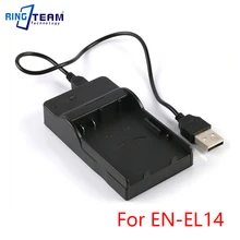 Chargeur USB EN-EL14 EL14a pour caméra Nikon, pour appareil photo, Coolpix P7800 P7700 P7100 P7000 D5500 D5300 D5200 D3200 D3300 D5100 D3100 Df
