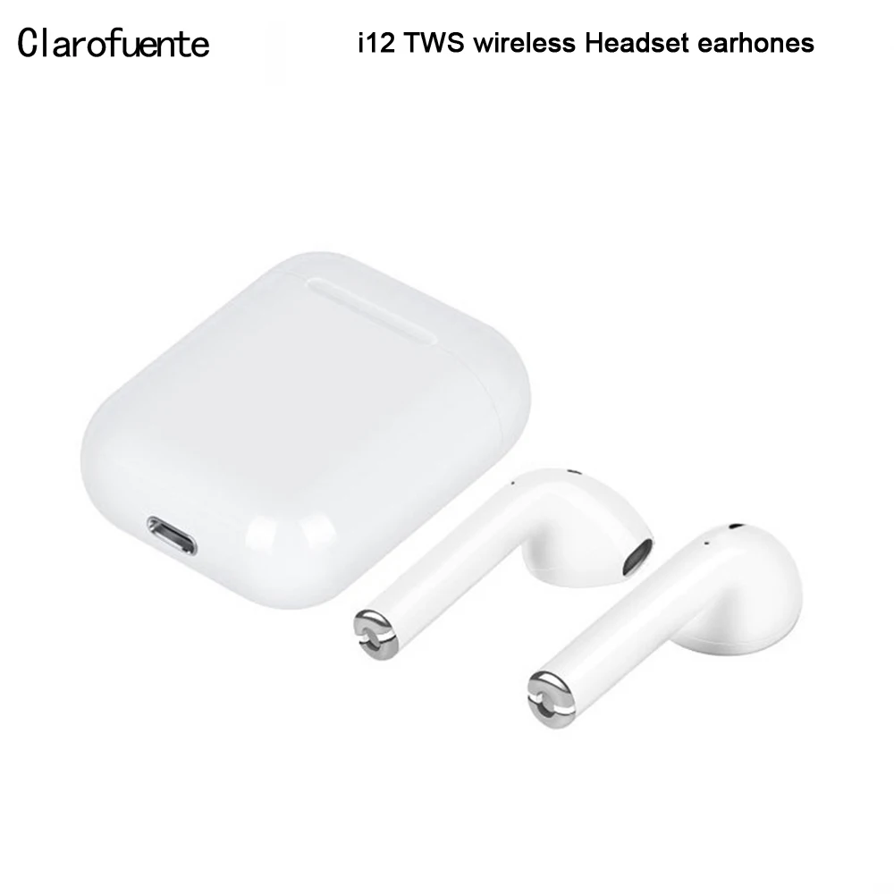 

2019 i12 TWS Bluetooth Air pod Earphone Sports Sweatproof True Wireless Touch Earbuds Ear pod Binaural Call Charge Box Earphones