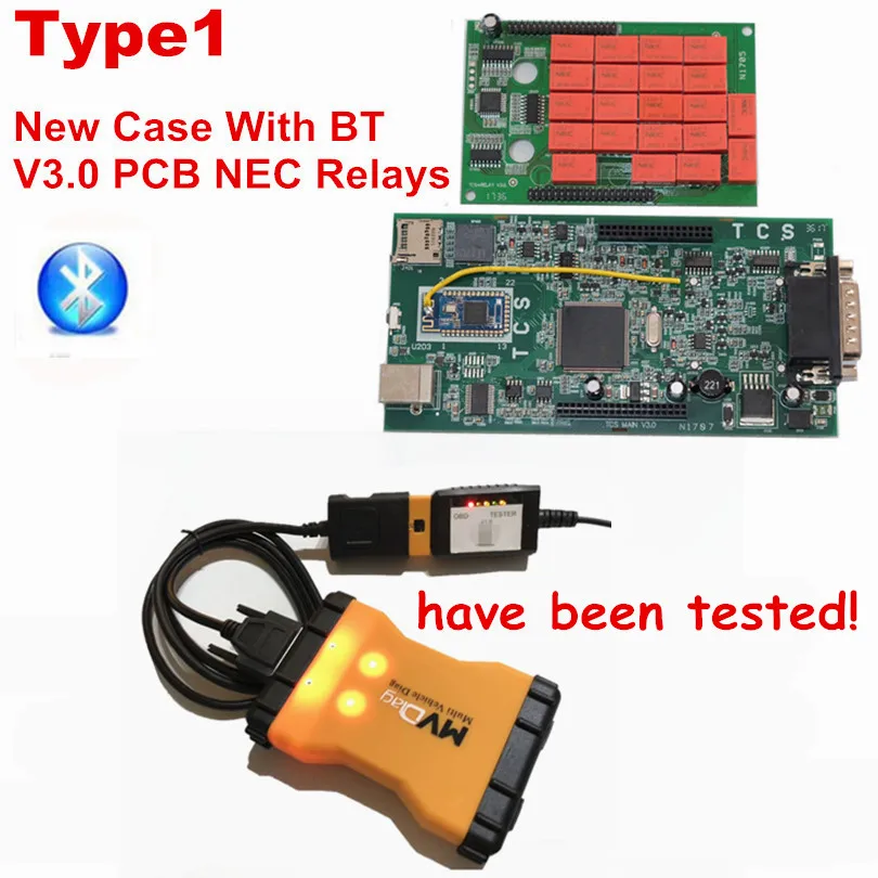 Новинка. R3/. R0 с keygen TCS PRO Multidiag Pro Bluetooth Multi-diag Pro Бесплатный диагностический сканер - Цвет: MVD TCS V3.0 BT