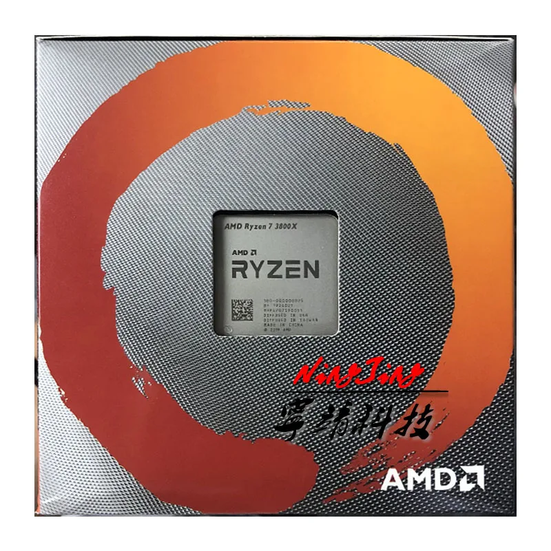 Процессор AMD Ryzen 7 3800X R7 3800X3,9 ГГц Восьмиядерный процессор с шестью резьбой 7NM L3 = 32M 100-000000025 разъем AM4 и с вентилятором